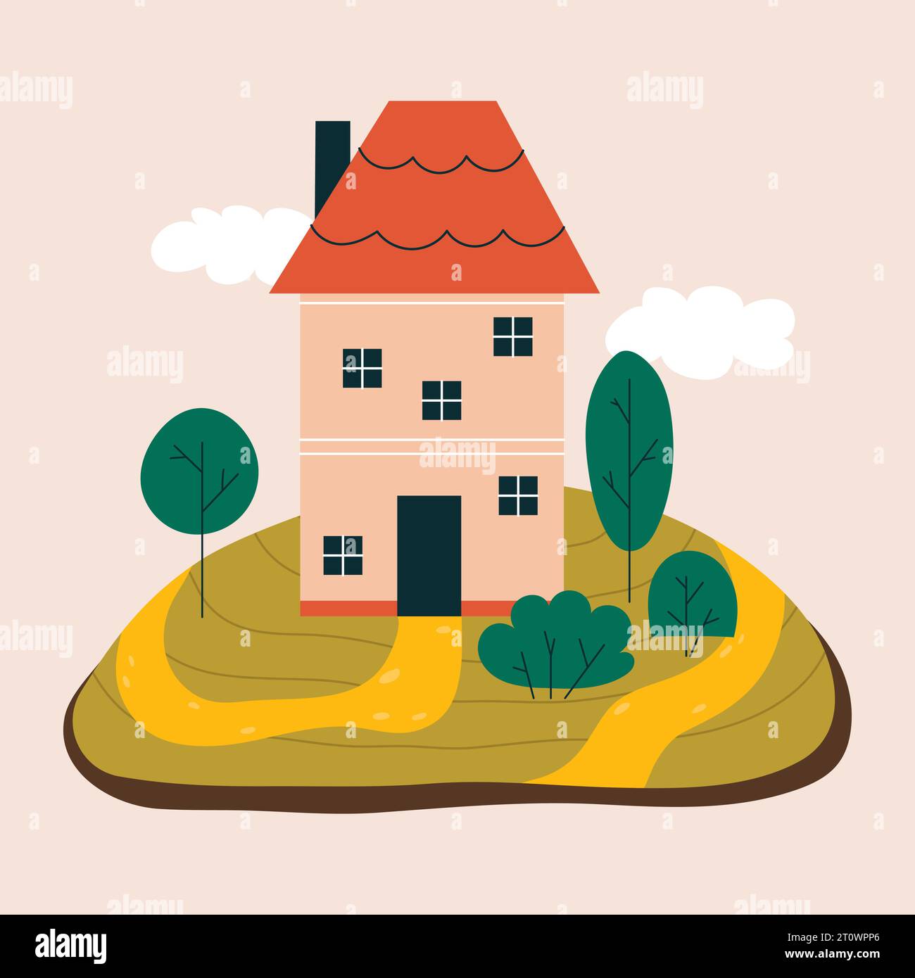 Small flat apartment Stock Vector Images - Alamy