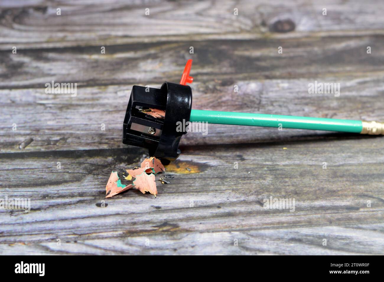manual pencil sharpener, pointer, parer or topper, a tool for ...