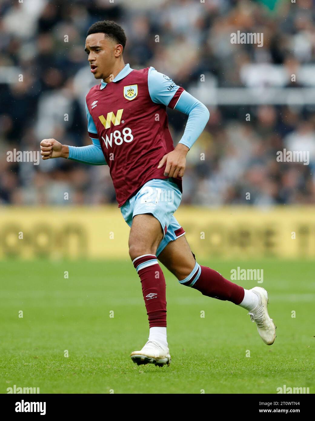Burnley's Aaron Ramsey in action during the Premier League match at St ...