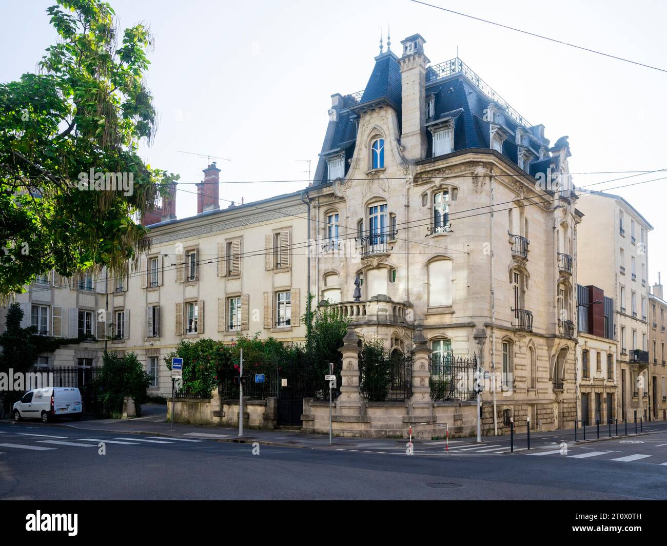 Art noveau villa in Nancy/France Stock Photo