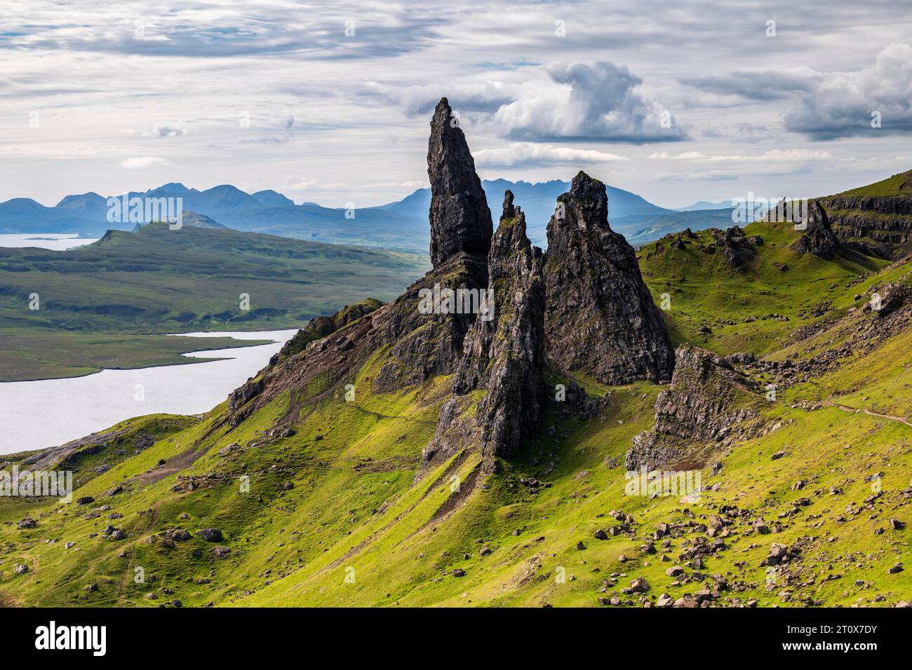 Rock Needles Old Man of Storr, Isle of Skye, Inner Hebrides, Scotland ...