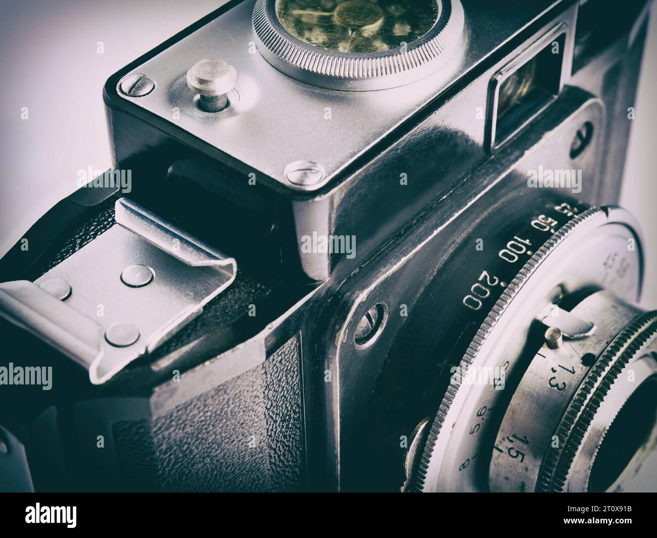 Scale Camera Old film 35 mm scale rangefinder camera Stock Photo - Alamy