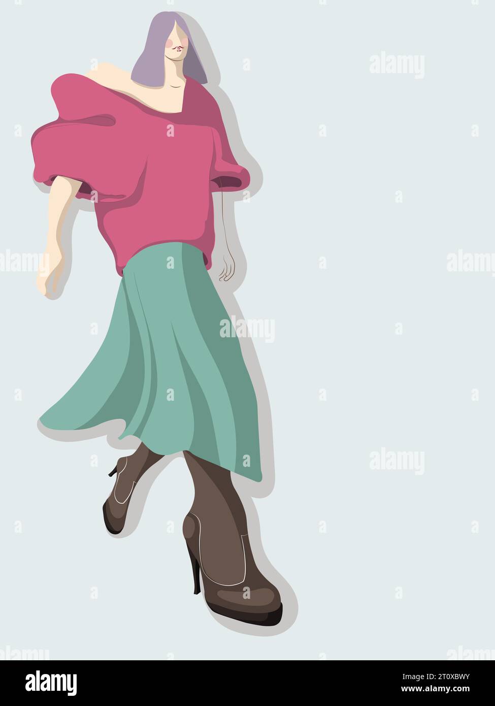 Street Style Fashion Vector Illustration Stock Vector Image & Art - Alamy