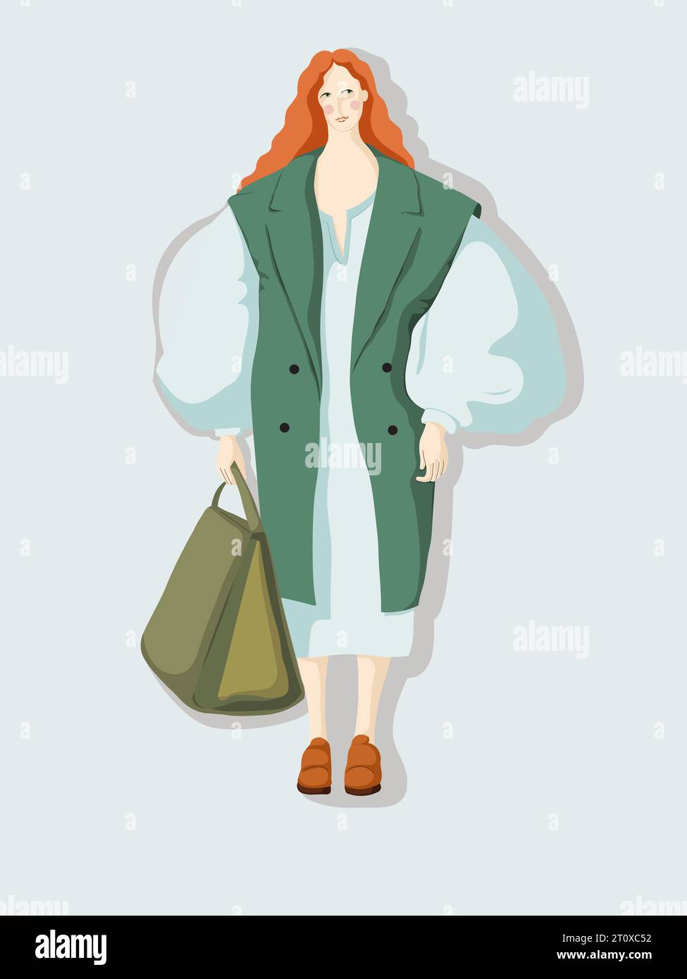 Street Style Fashion Vector Illustration Stock Vector