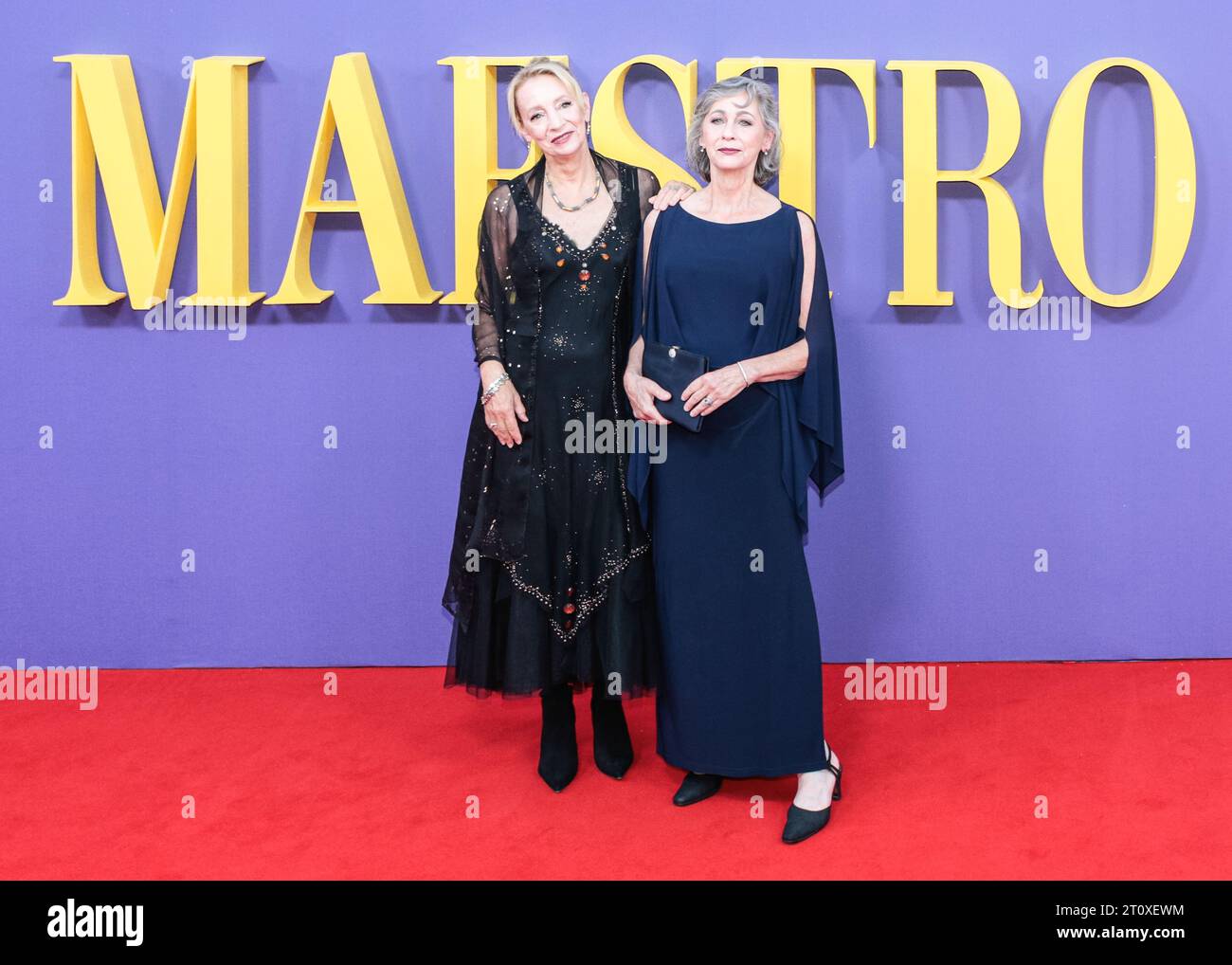 London, UK. 09th Oct, 2023. Jamie Bernstein and Nina Bernstein Simmons