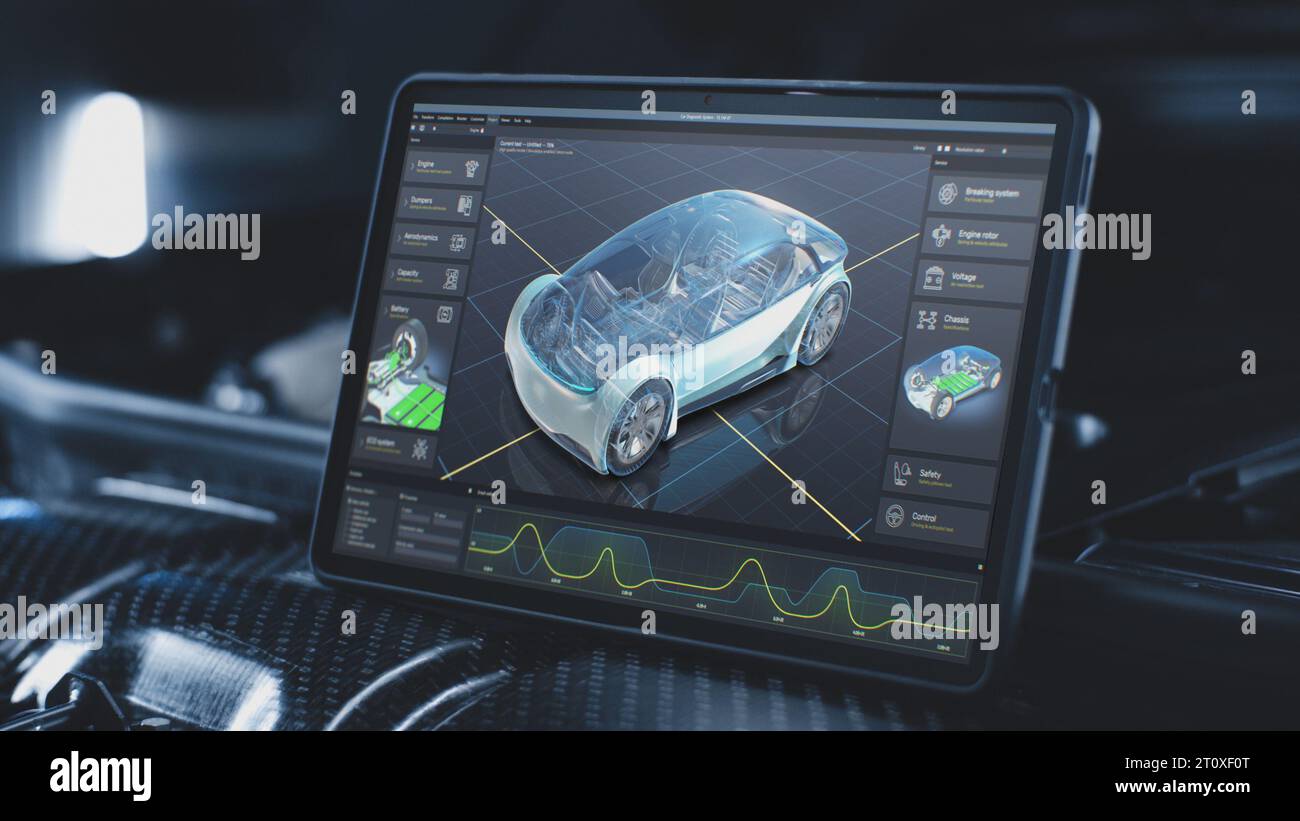 Vehicle battery visualization hi-res stock photography and images - Alamy