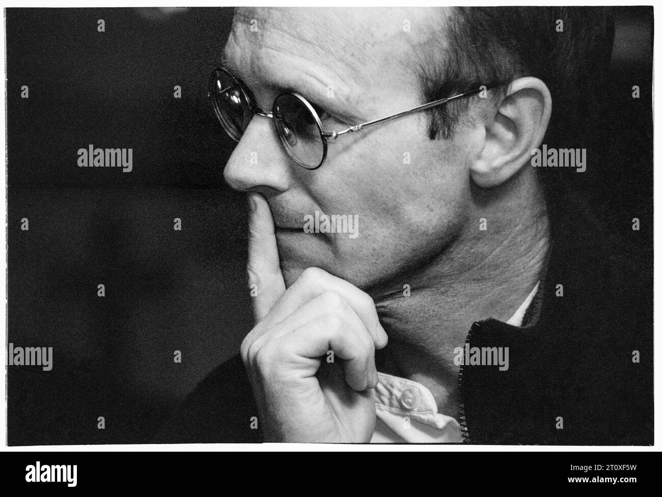Film screenwriter Paul Laverty at a Film Festival in Cardiff, Wales, UK
