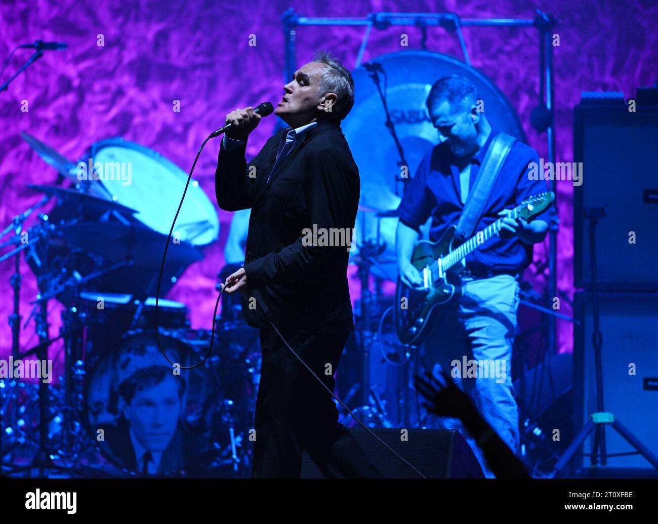 hollywood-fl-october-08-morrissey-performs-during-his-40-years-of