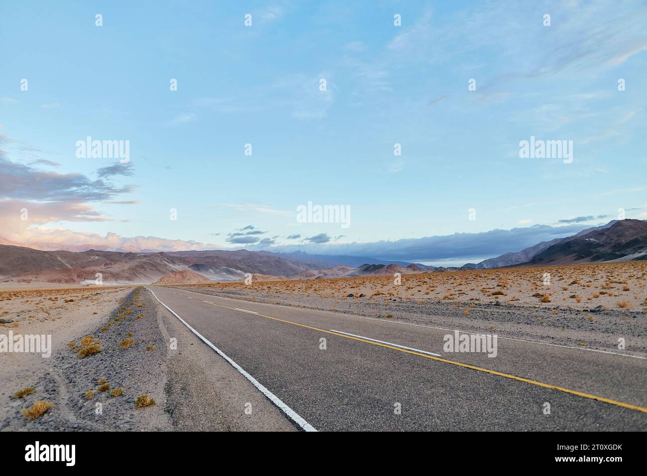 Ruta de Antofagasta de la Sierra, provincia de Catamarca Stock Photo