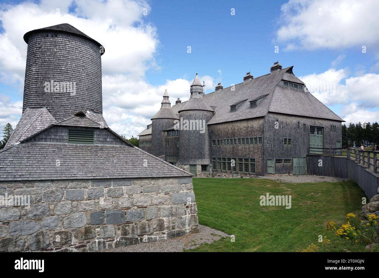 The barn on Ministers Island, New Brunswick Stock Photo Alamy