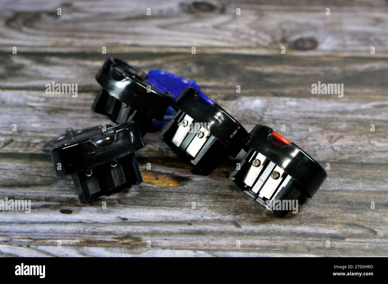 manual pencil sharpener, pointer, parer or topper, a tool for ...