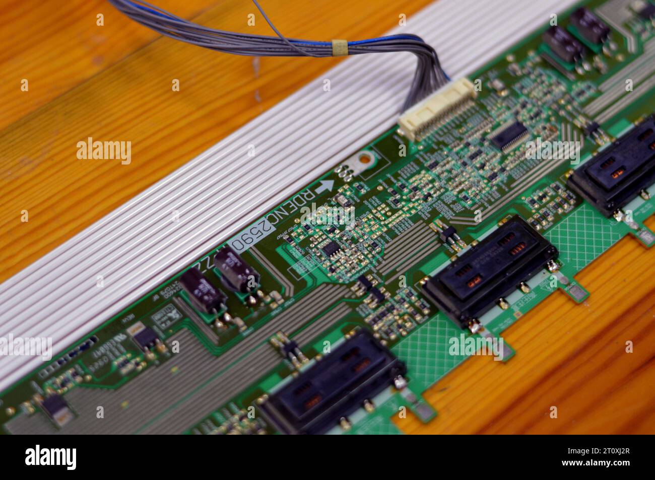 Cairo, Egypt, October 3 2023 maintenance of LCD TV Television