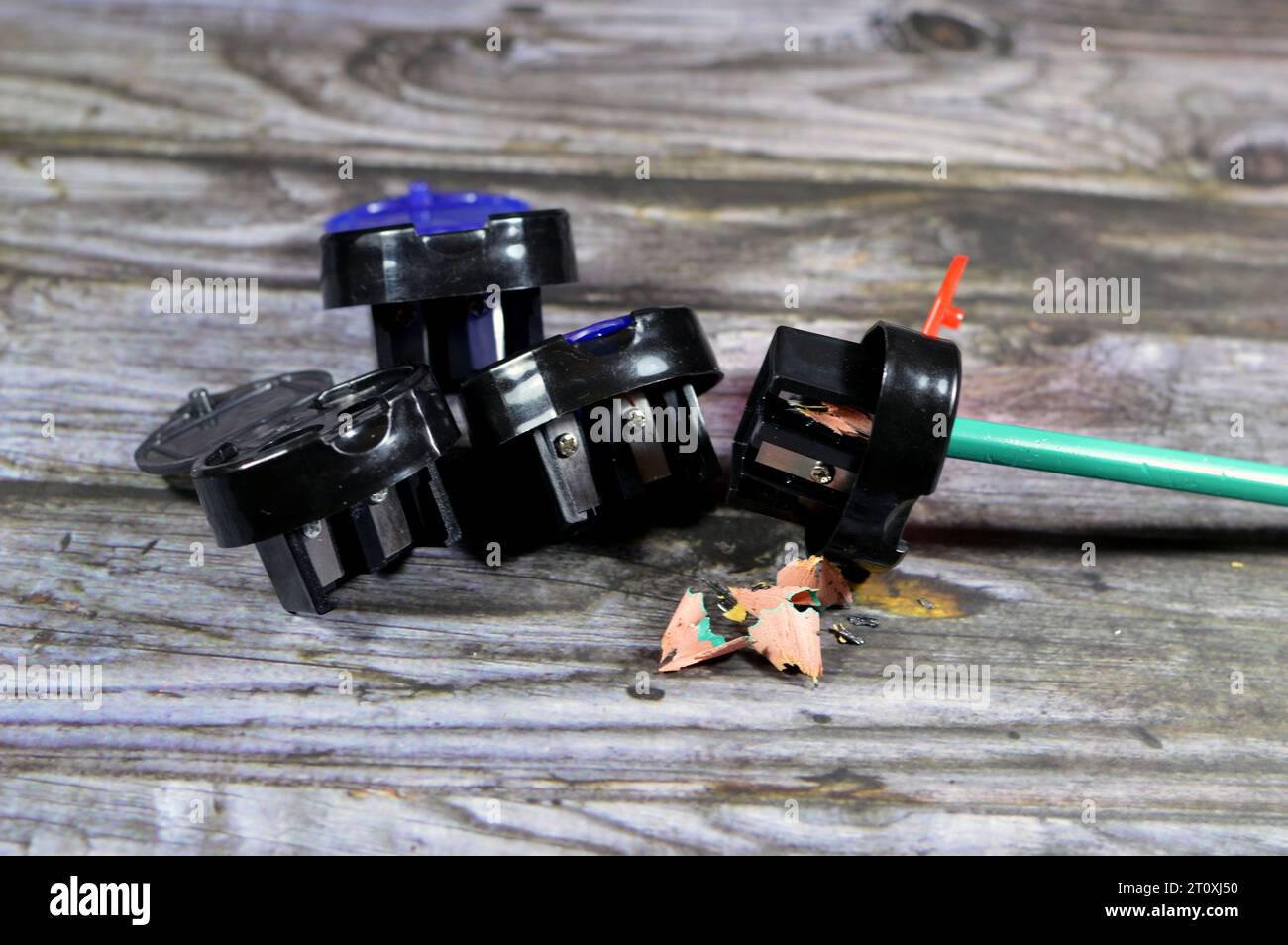 manual pencil sharpener, pointer, parer or topper, a tool for ...