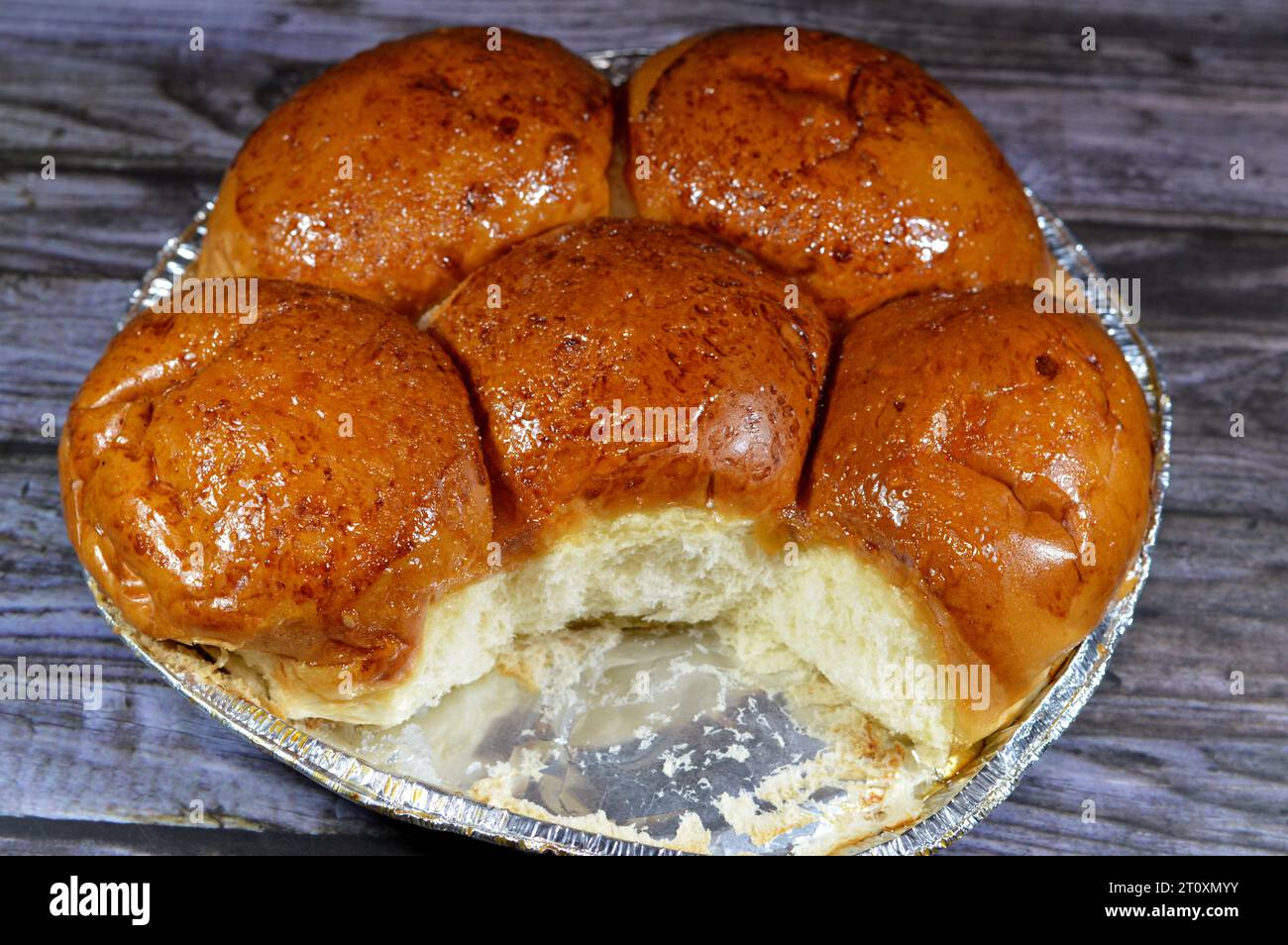Brioche sweet buns, a bread of French origin whose high egg and butter