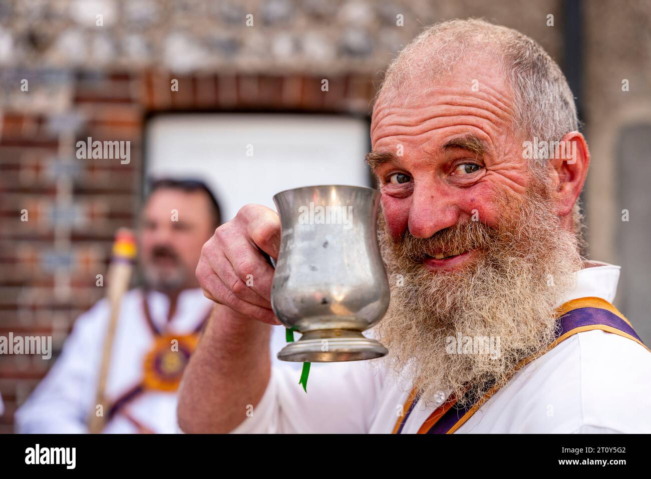 Old man drinking beer hi-res stock photography and images - Alamy