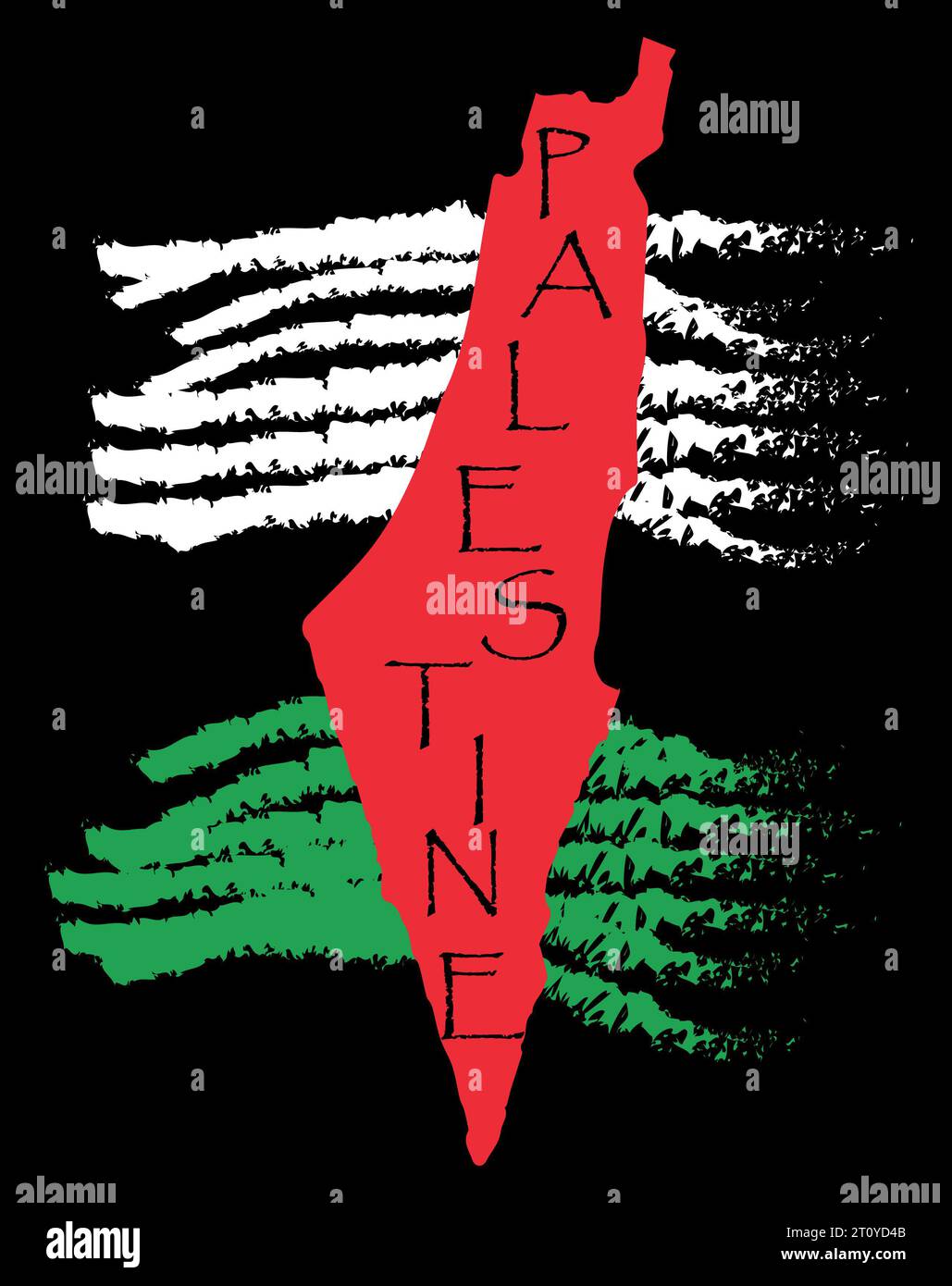 Palestine vector flag hi-res stock photography and images - Alamy