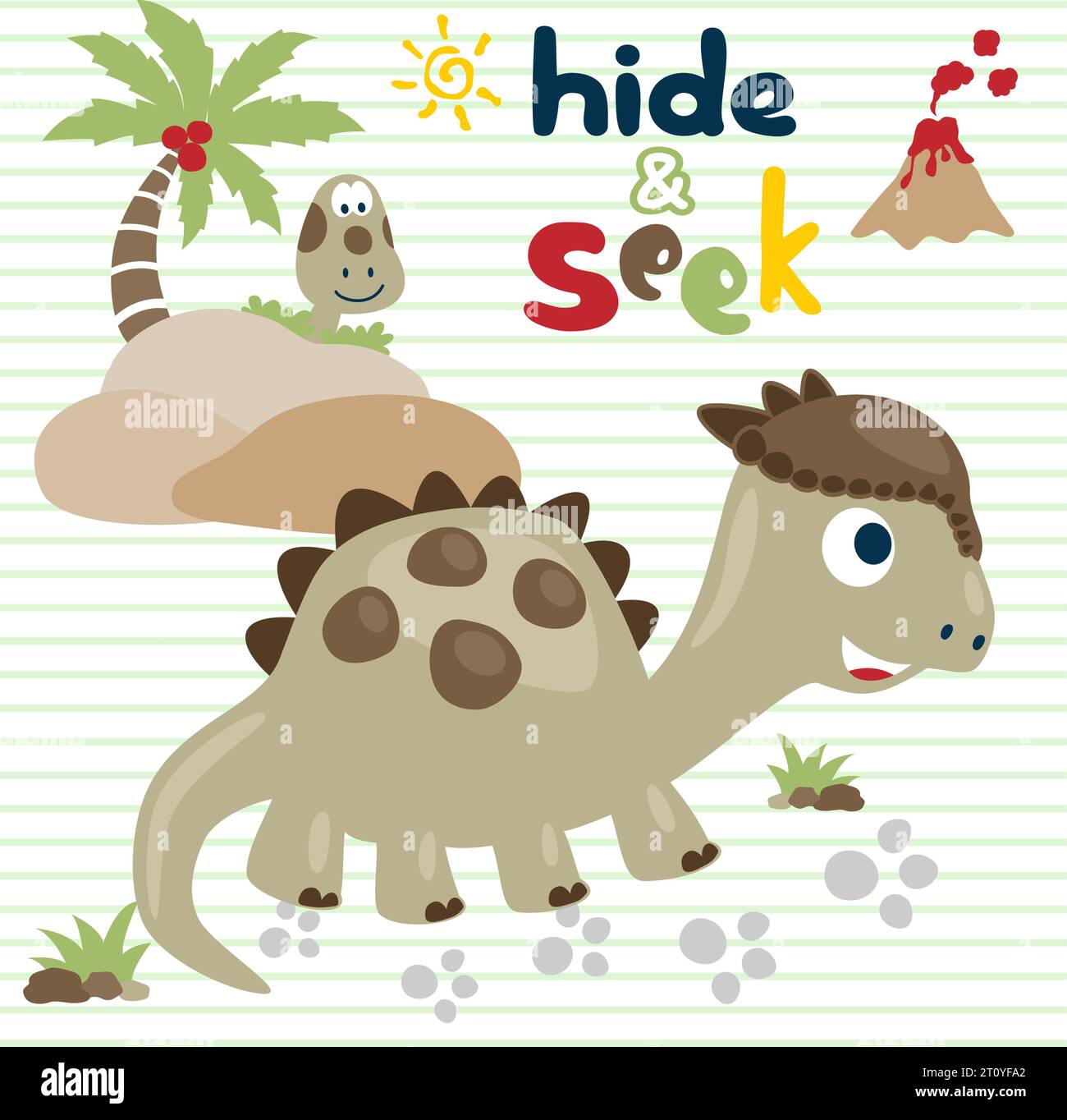 Children playing hide and seek illustration Stock Vector Image & Art - Alamy