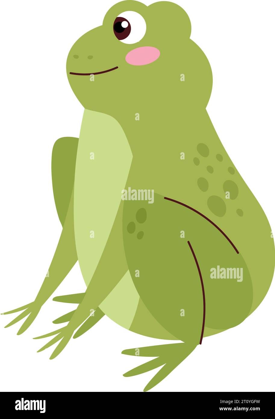 frog animal side view Stock Vector Image & Art - Alamy