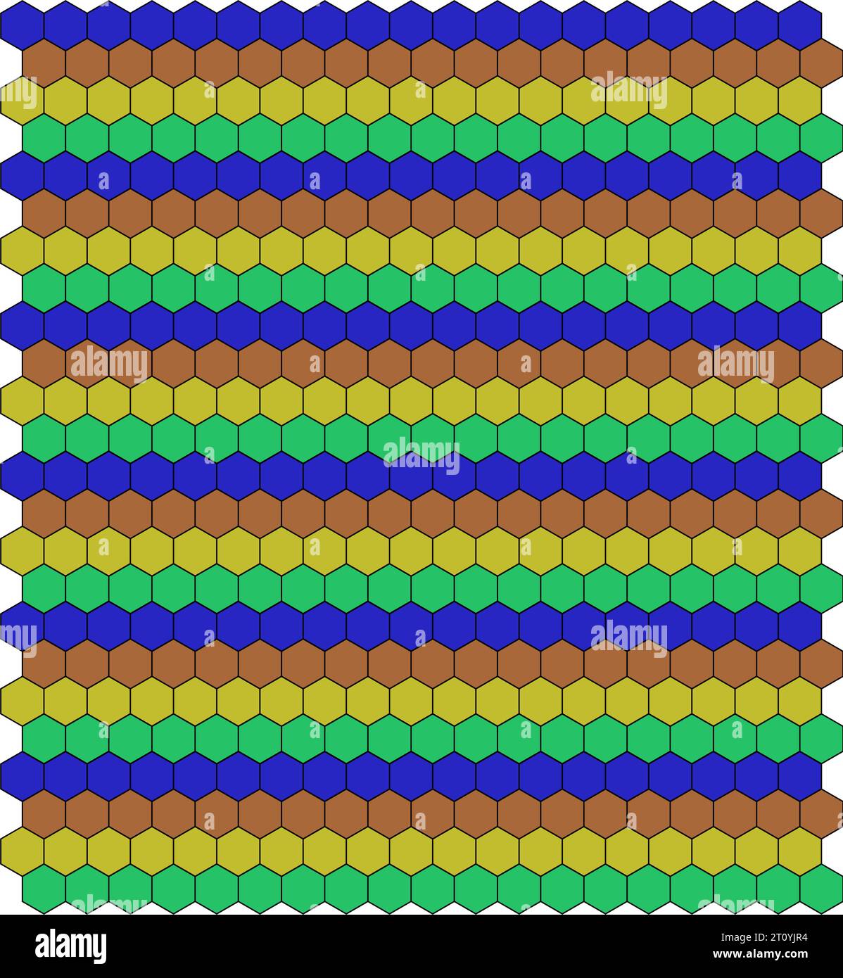 hexagon color grid pattern. hexagon texture. wall background. Geometric squared pattern. Vector illustration.  honeycomb pattern. Stock Vector