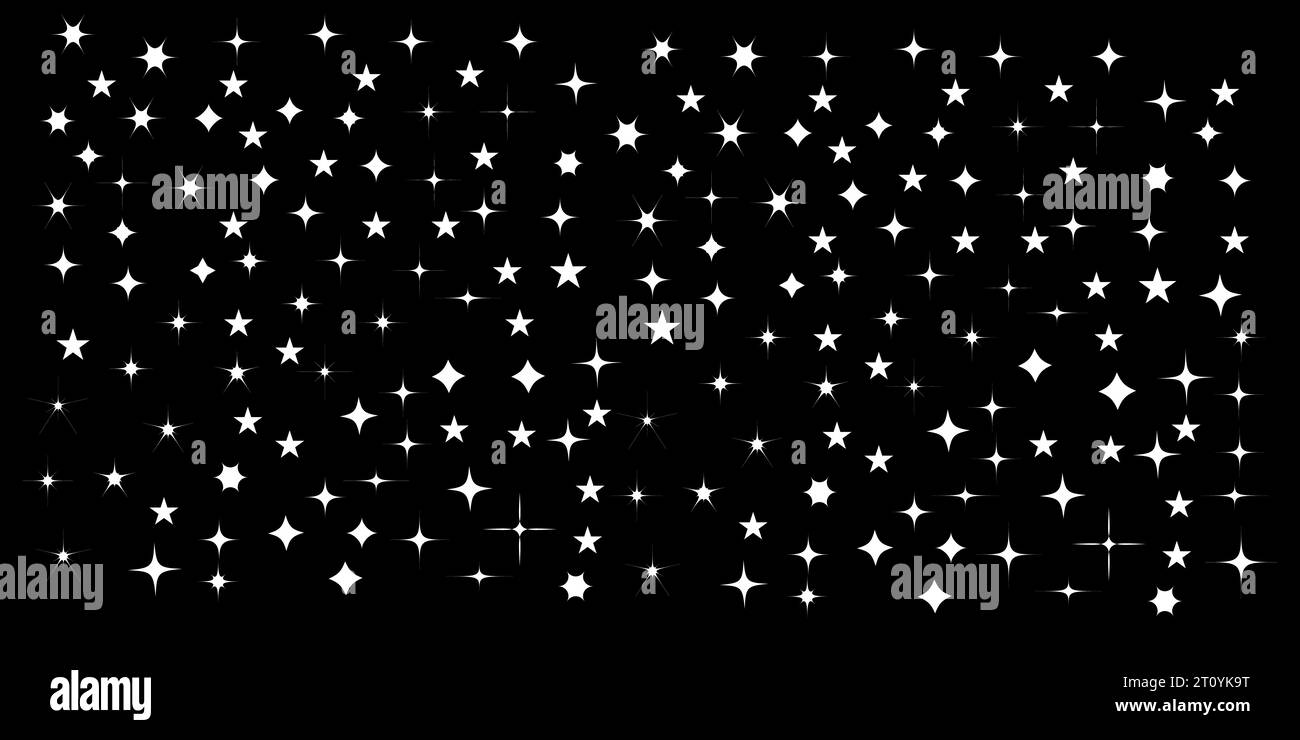 Set of  Stars Shower: Captivating Illustration Stars for the Holidays. Stars collection. Star icons. Starburst flower sale badge. Star blank label. Stock Vector