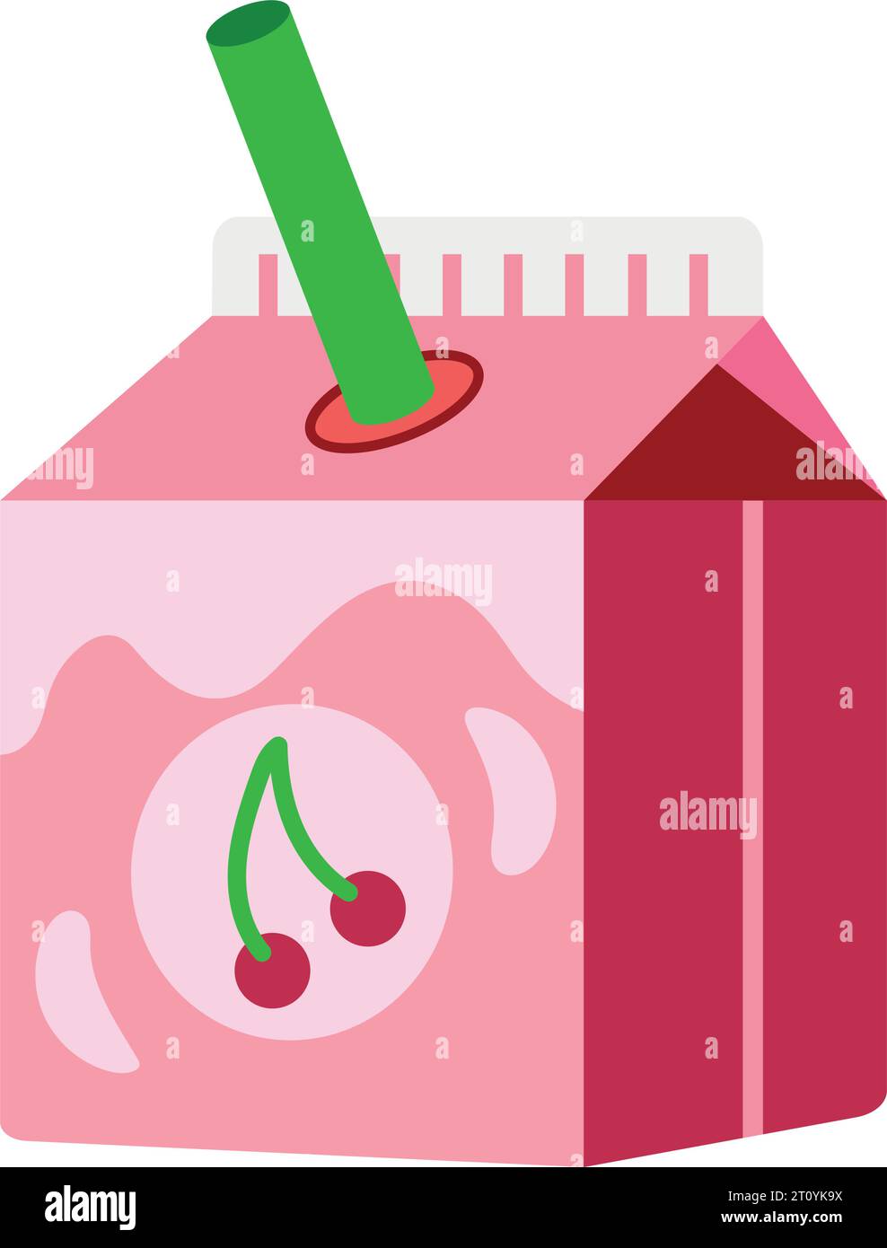 tetrapack box cherry juice Stock Vector Image & Art Alamy