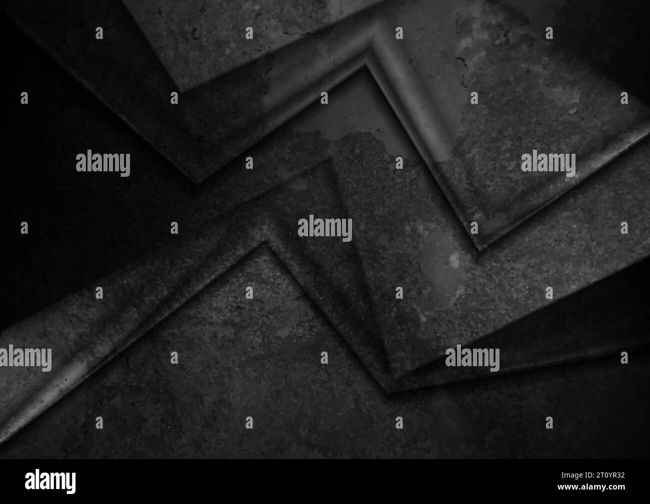 Abstract black grunge corporate material texture background. Vector design Stock Vector