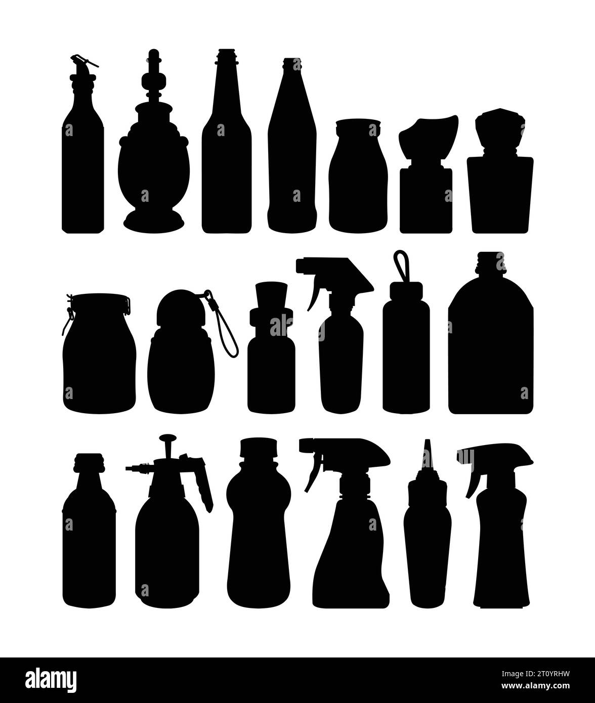 bottle and glass black shadow silhouette Stock Vector Image & Art Alamy