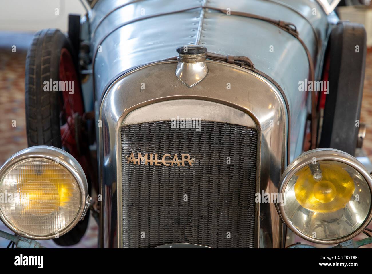 Talmont , France - 10 09 2023 : Amilcar car french classic logo text and brand sign france sports cars manufacturer Stock Photo