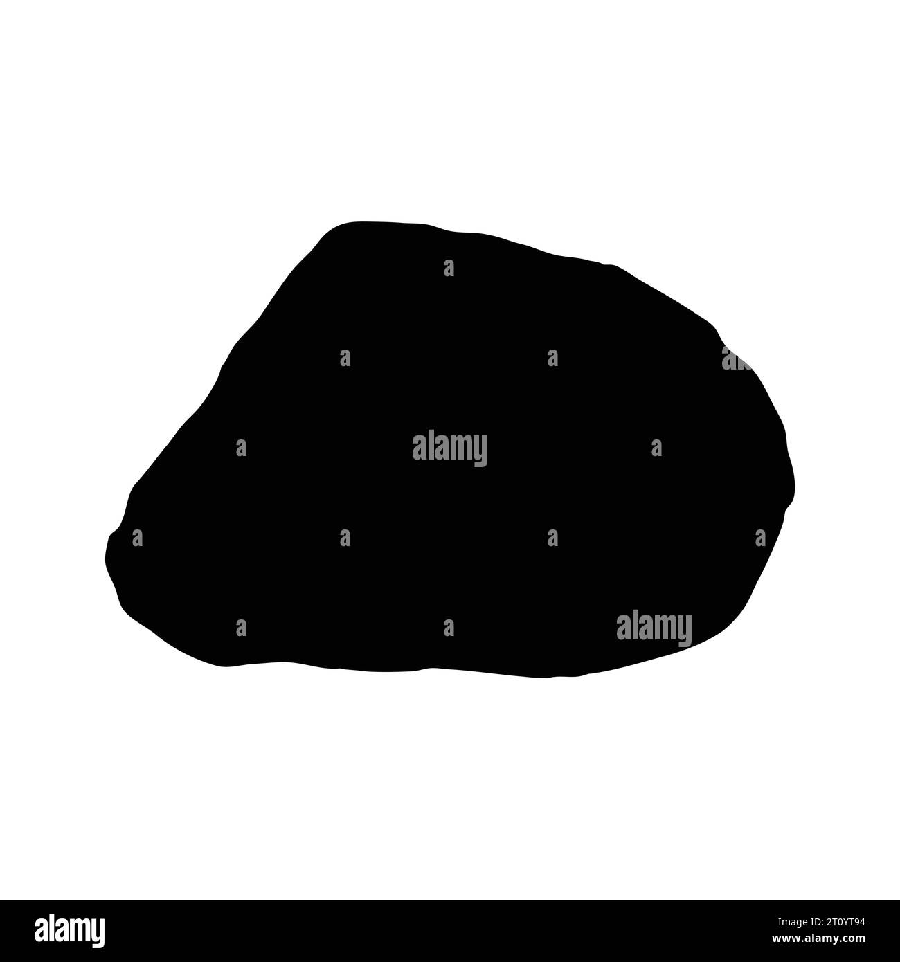 Baker island map silhouette region territory, black shape style