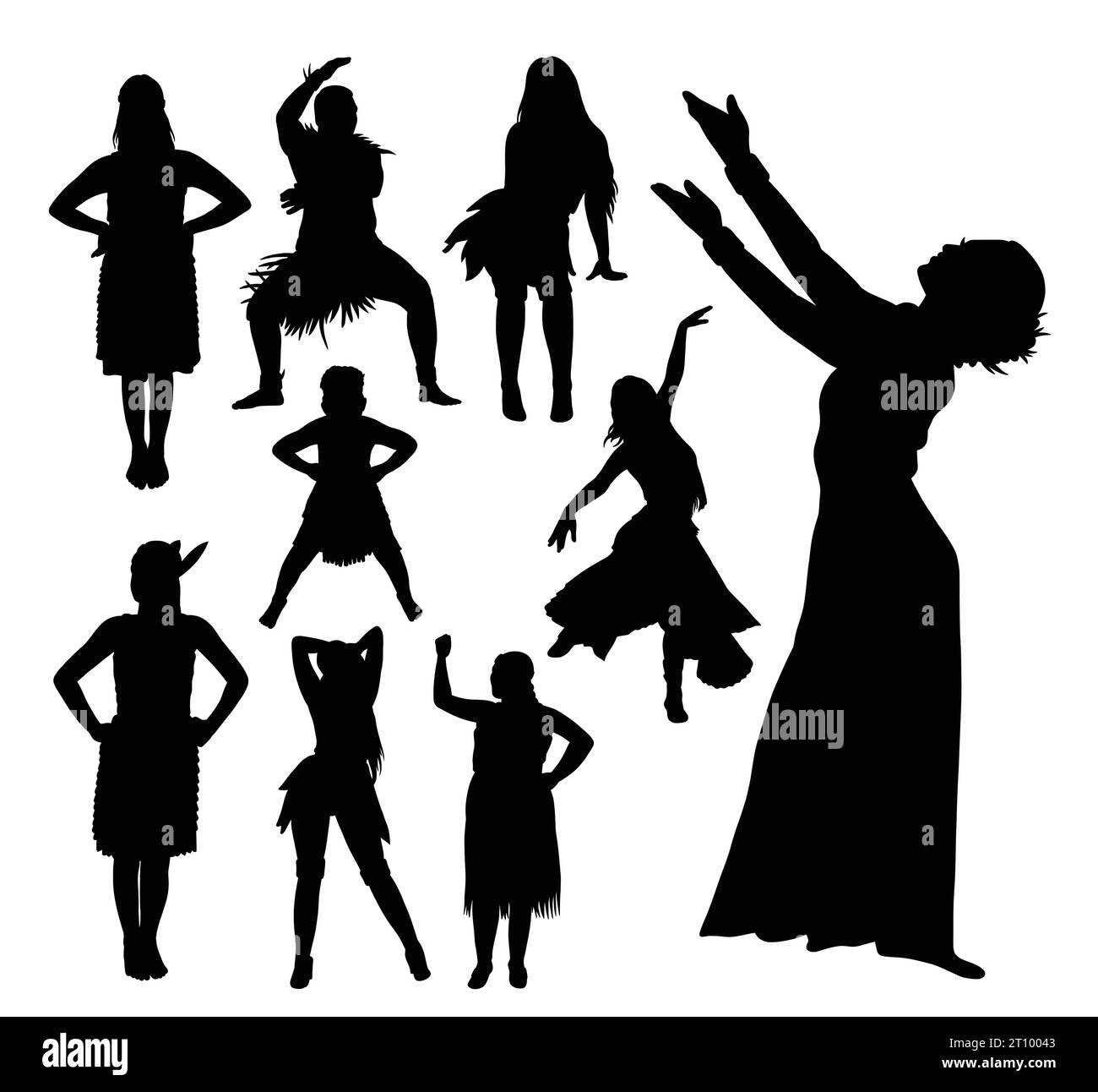 female dancing sport training silhouette Stock Vector Image & Art - Alamy