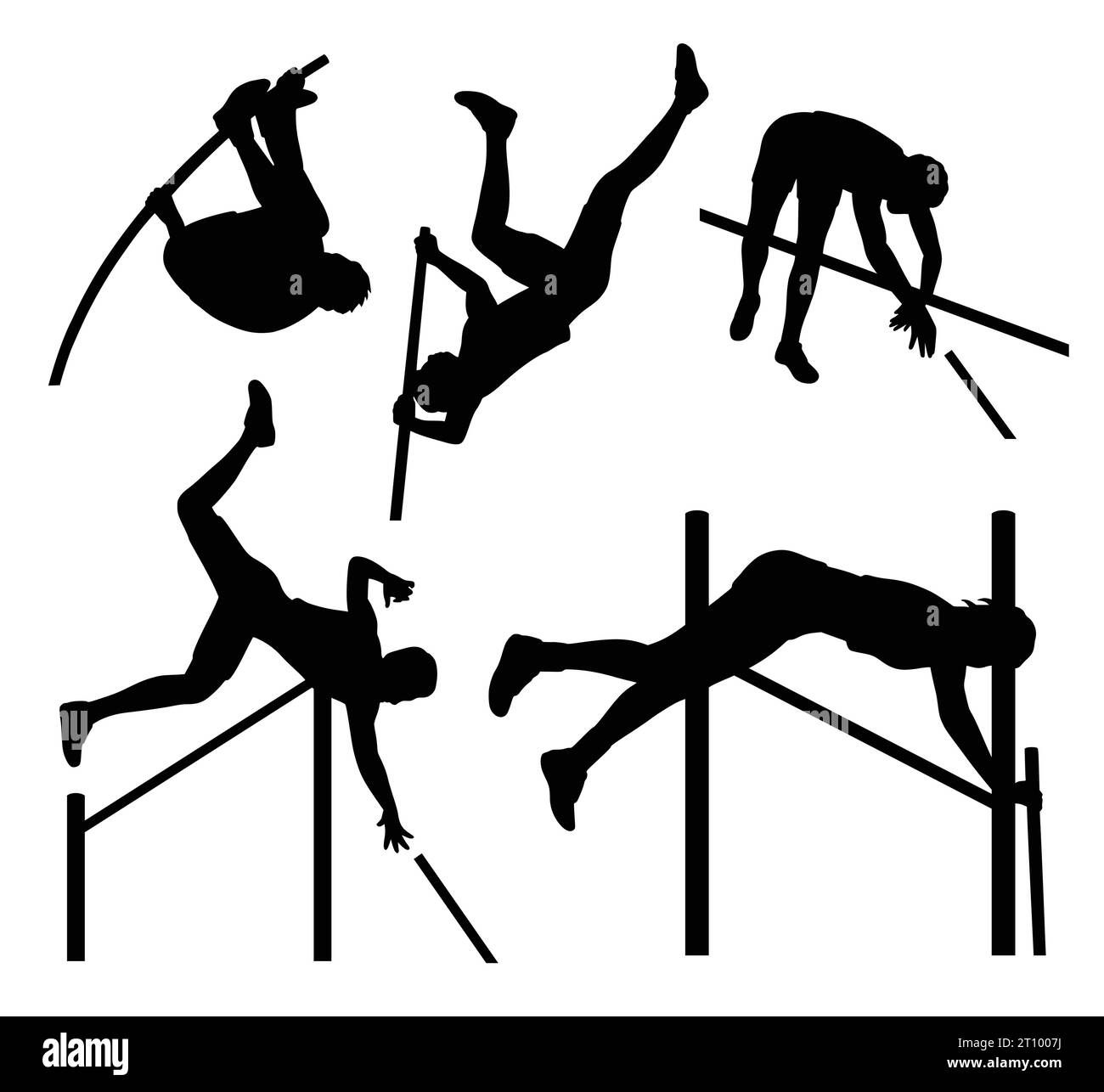 Young female athlete Stock Vector Images Alamy