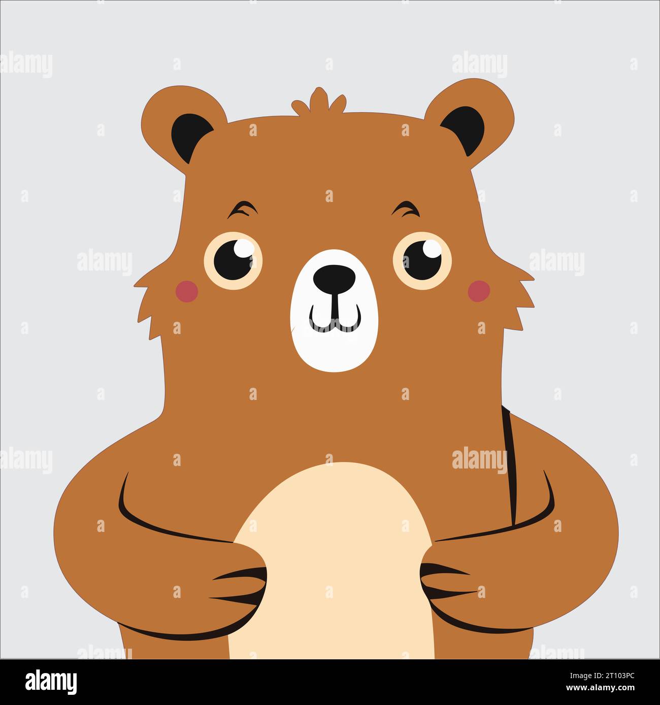 Fluffy doll Stock Vector Images - Alamy