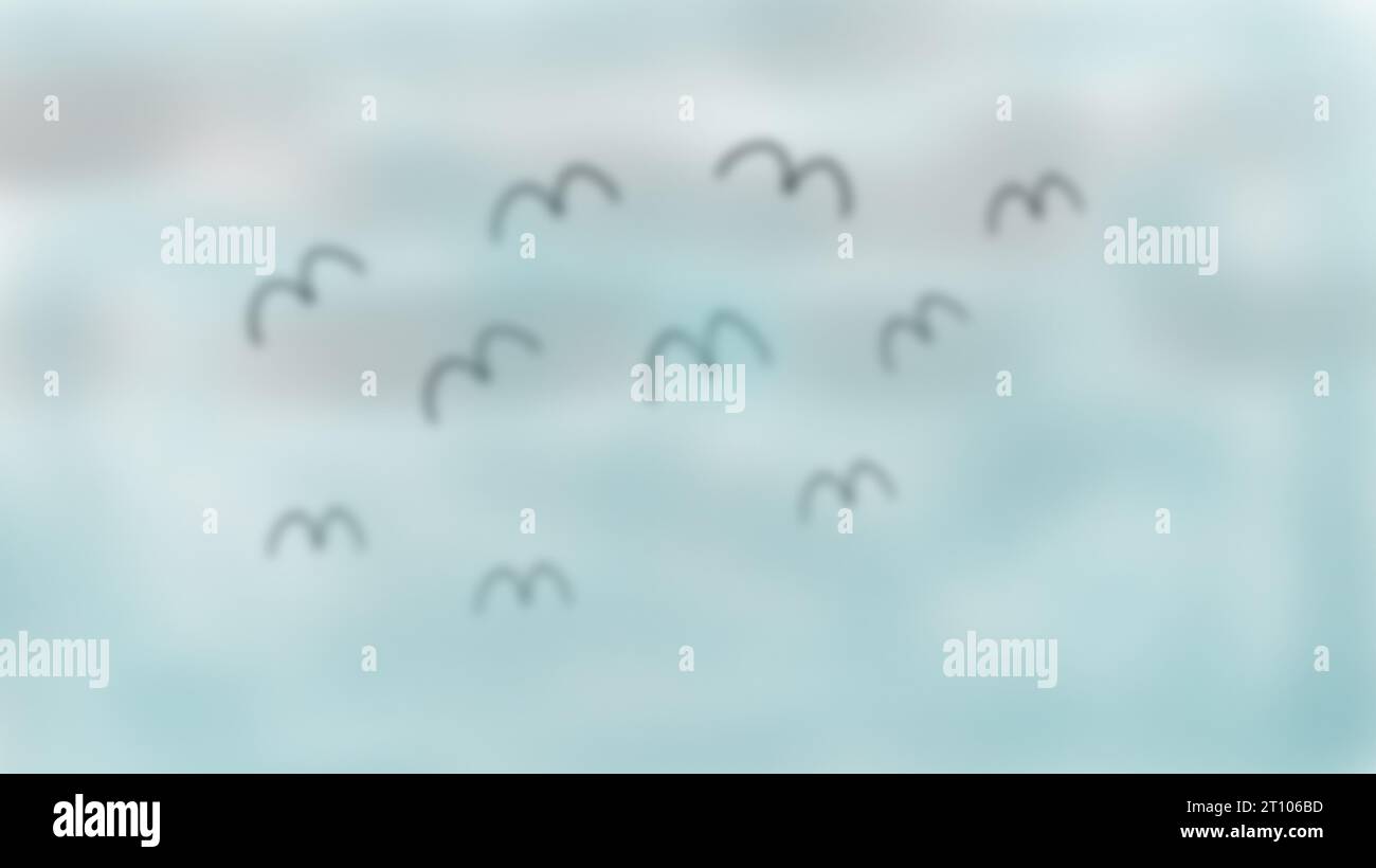 Vintage color illustration of birds Stock Vector Images - Alamy