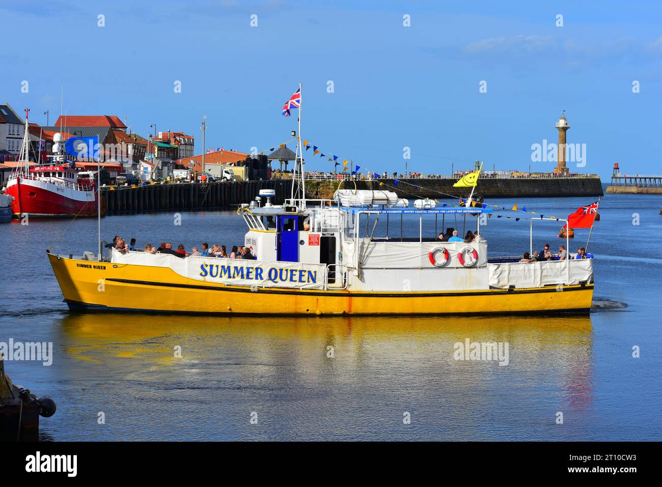 Summer Queen, Whitby North Yorkshire Stock Photo