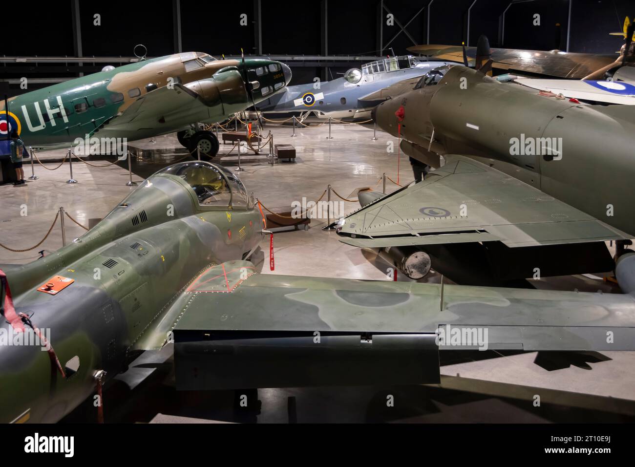 Aviation Hall, Museum of Transport and Technology, MOTAT, Auckland, North Island, New Zealand Stock Photo