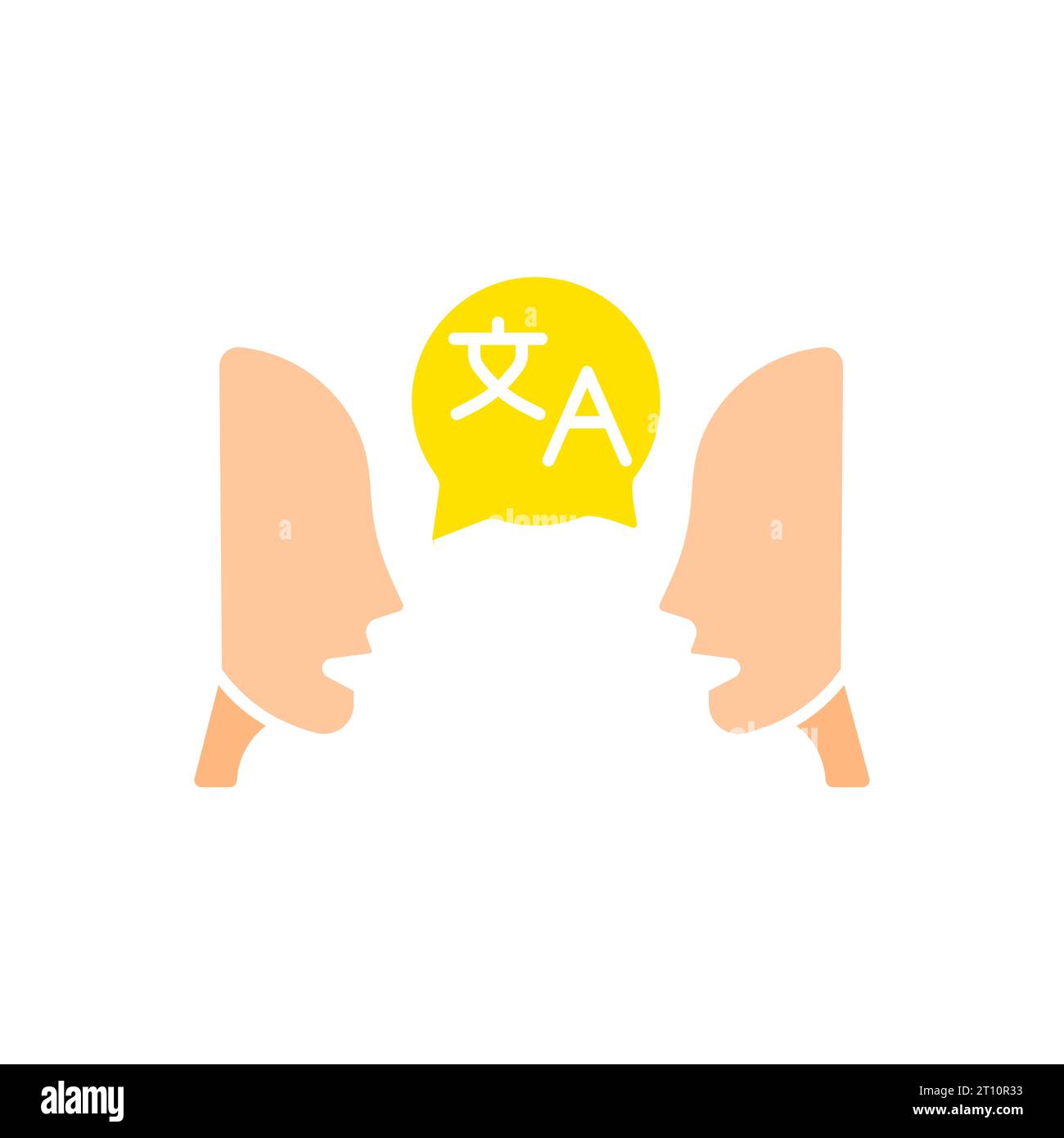 Language barrier Stock Vector Images - Alamy