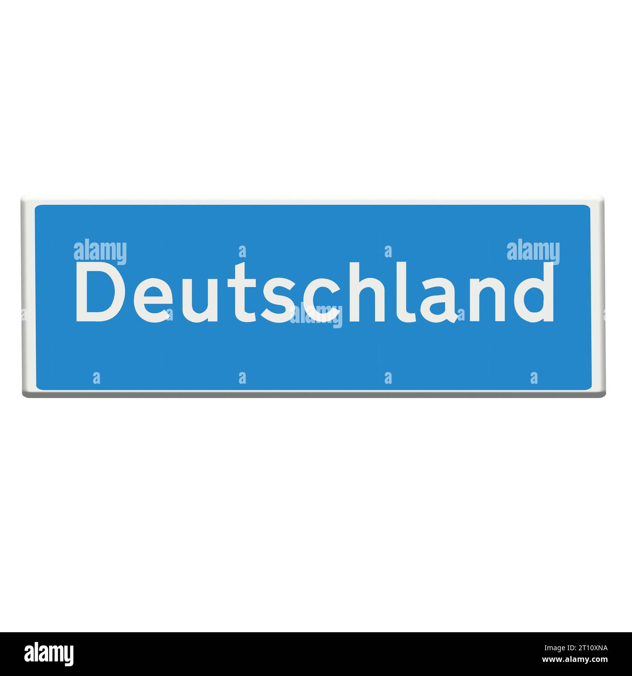 Illustration Germany traffic sign Illustration Deutschland