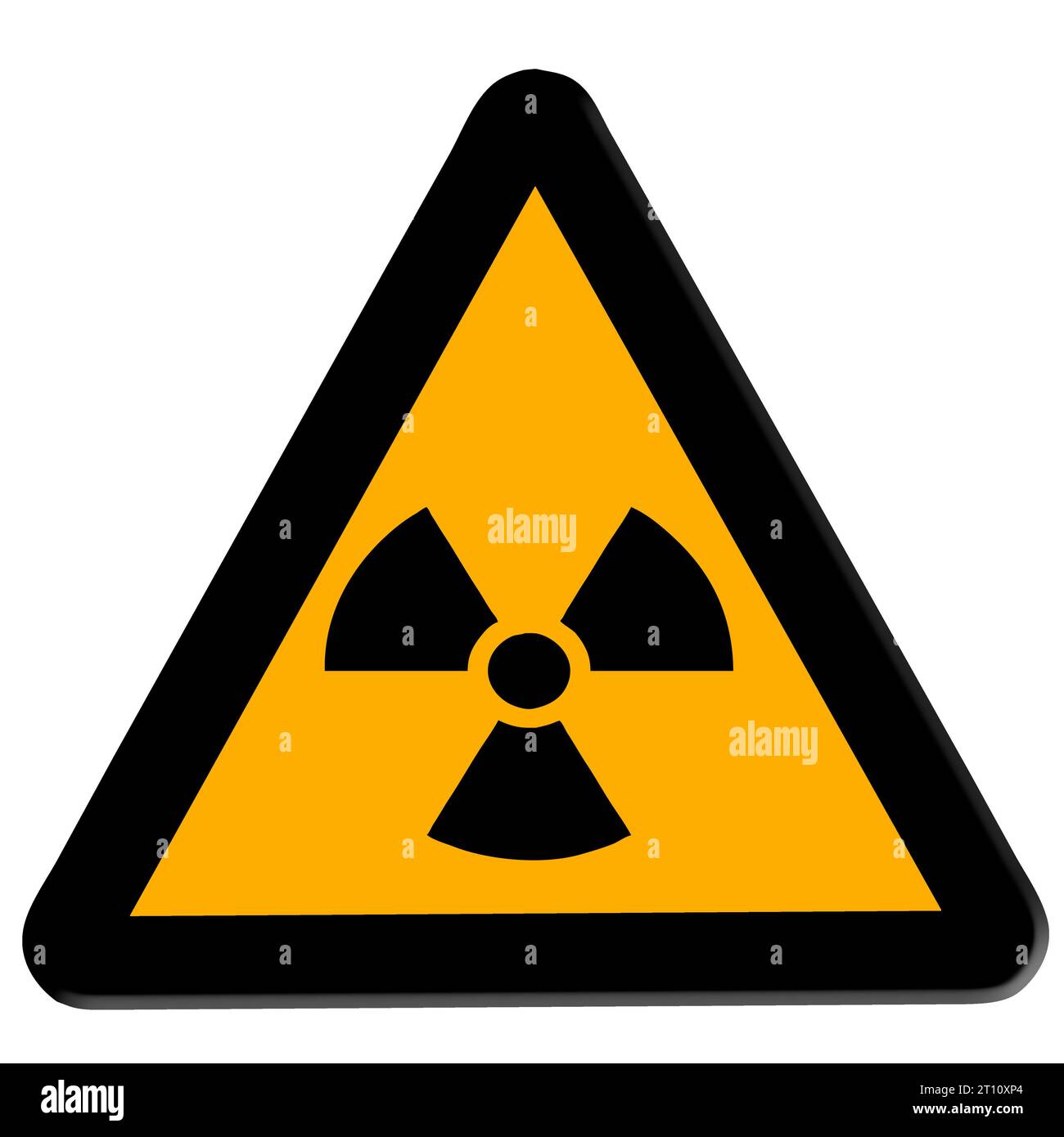 Digital composite sign radioactive material stock photo alamy