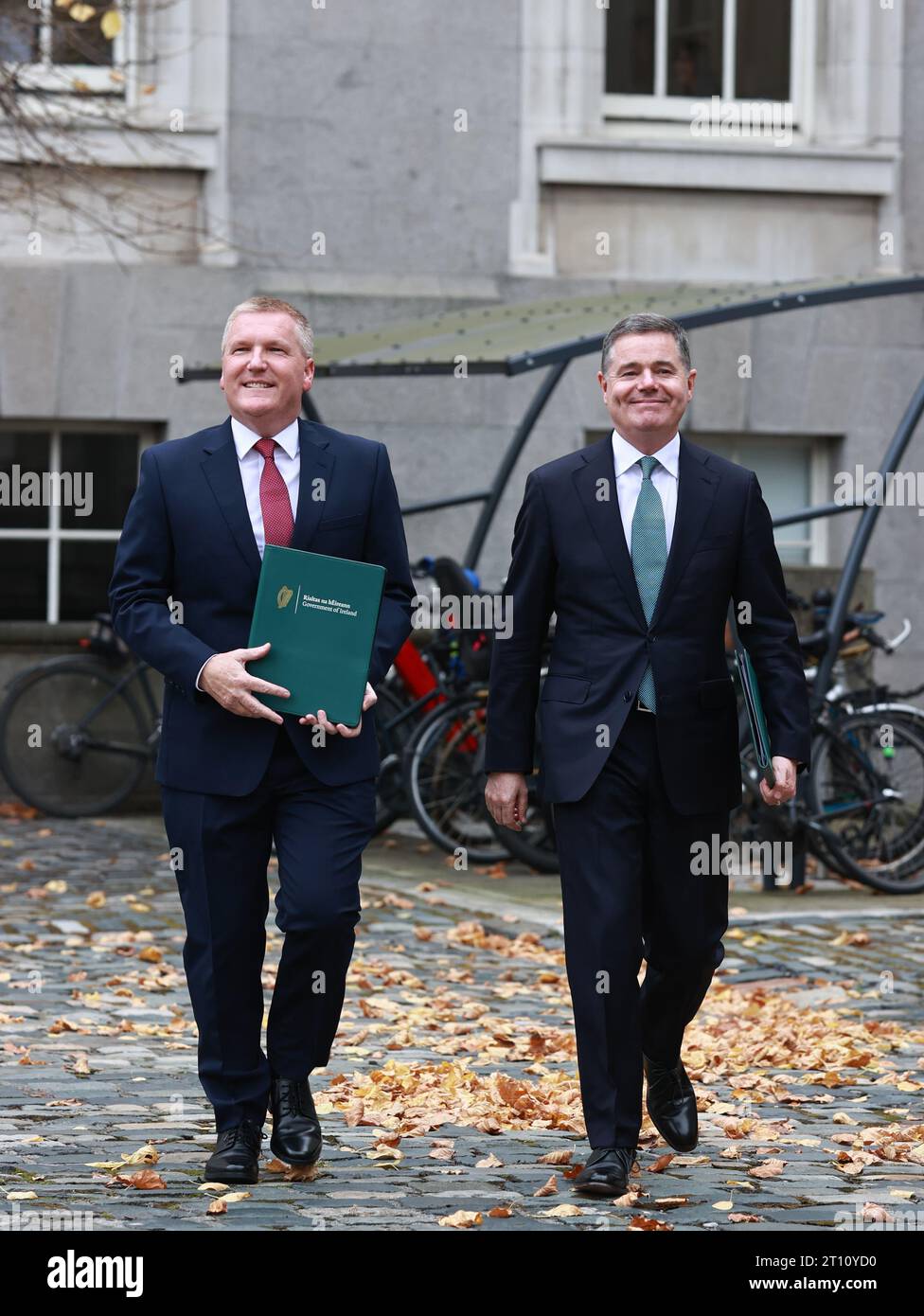 Minister for Finance Michael McGrath and Minister for Public