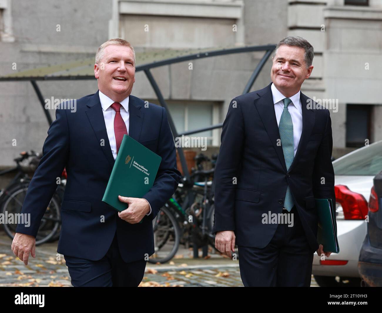 Minister for Finance Michael McGrath and Minister for Public