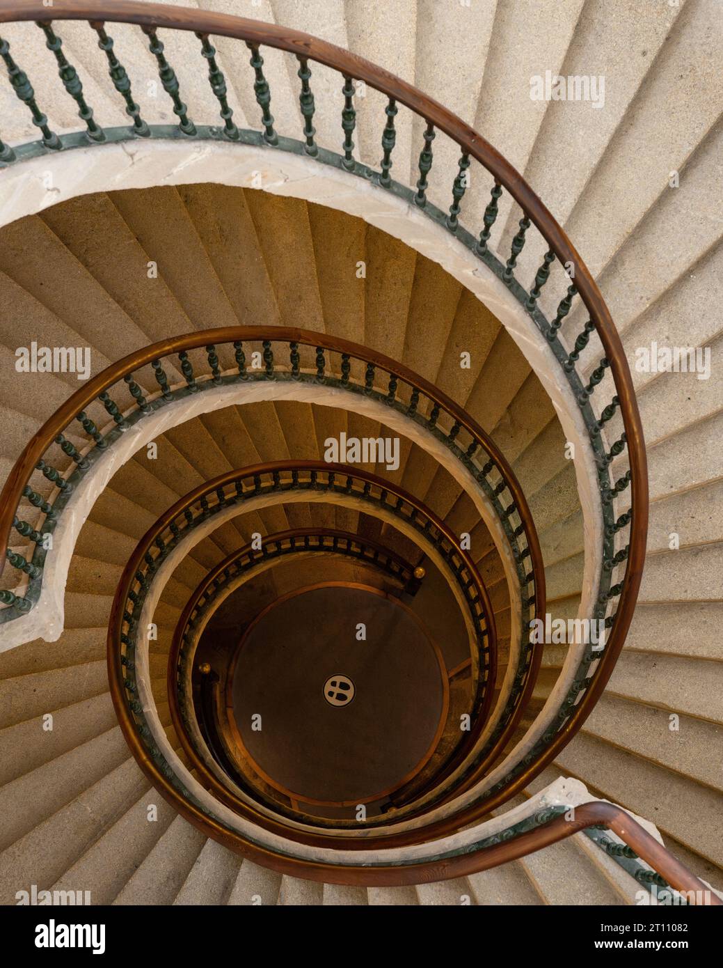 Triple helical stone staircase, Museo do Pobo Galego, Convent of San ...