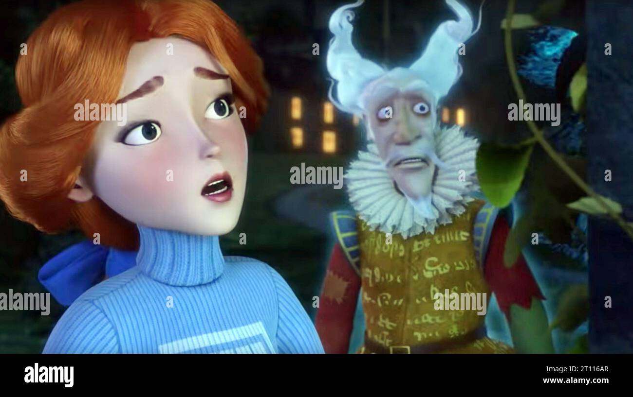 THE CANTERVILLE GHOST, from left: Virginia Otis (voice: Emily Carey