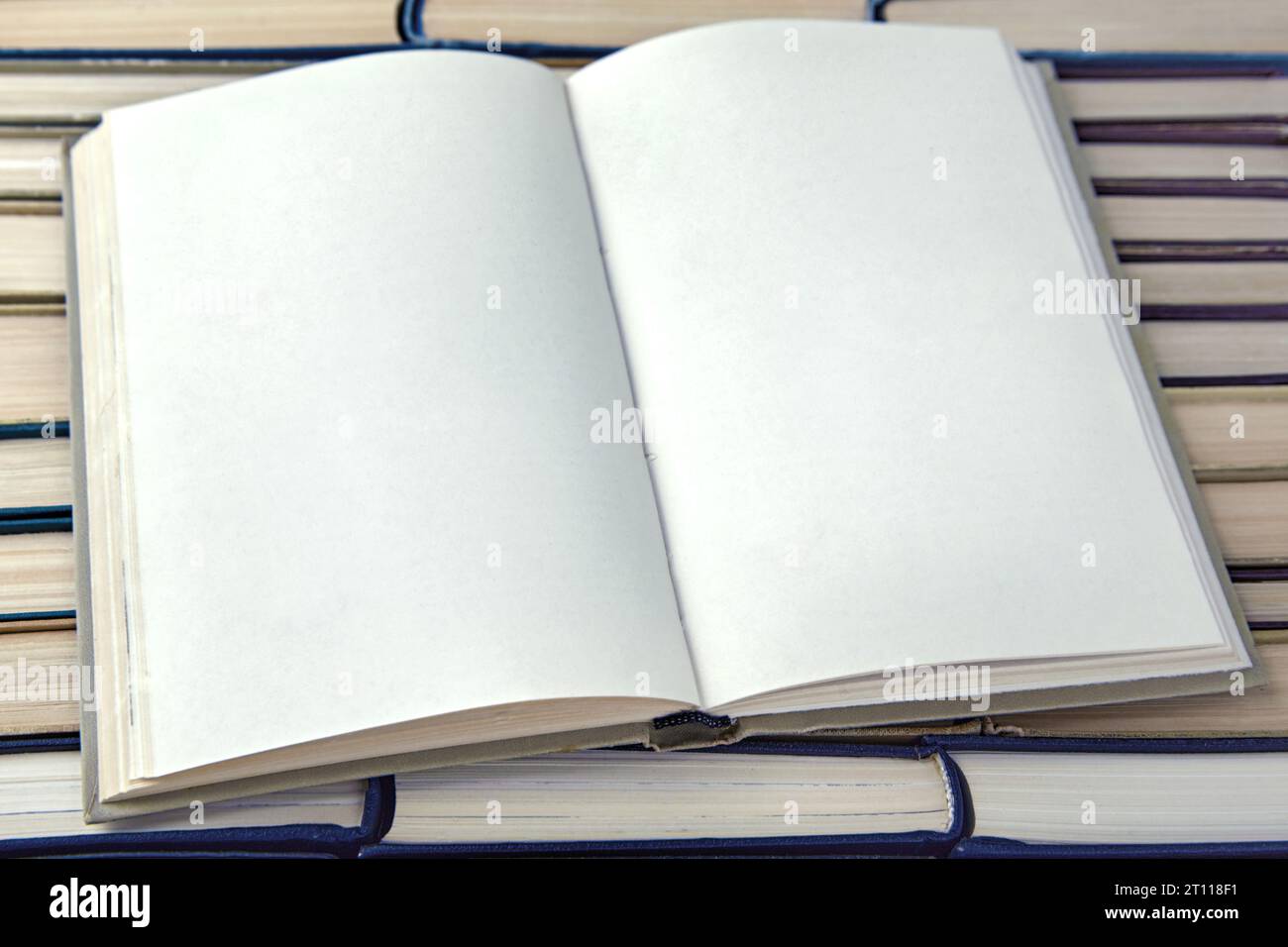 Old book blank page hi-res stock photography and images - Alamy