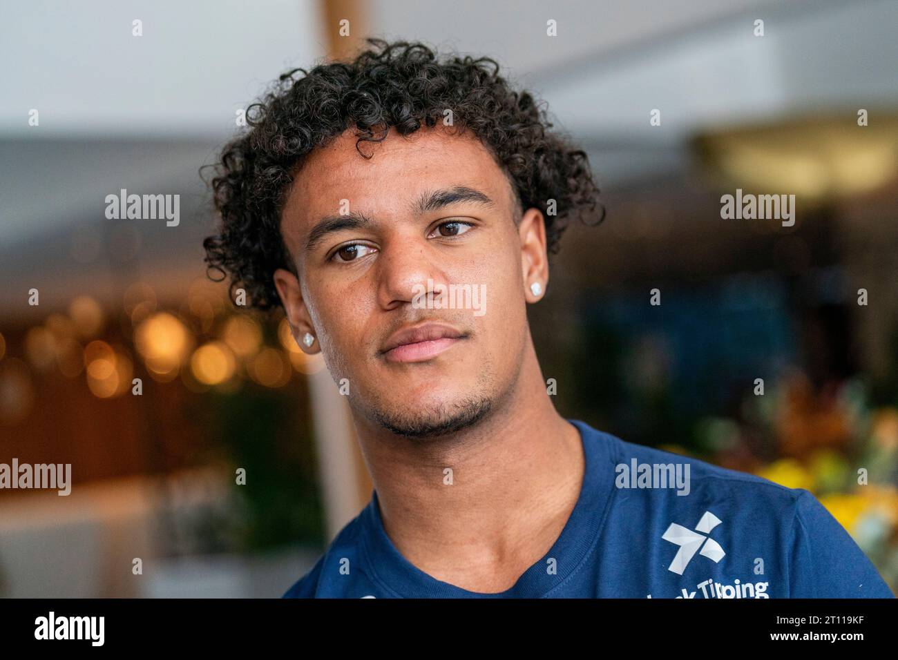 Larnaca, Cyprus 20231010.Oscar Bobb during a press conference before