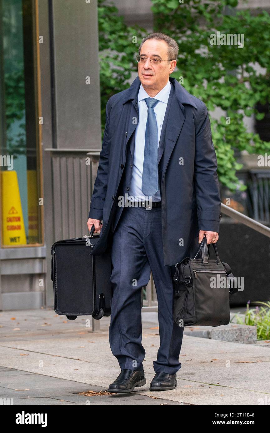 Mark Cohen, attorney for Sam BankmanFried, arrives to the Manhattan
