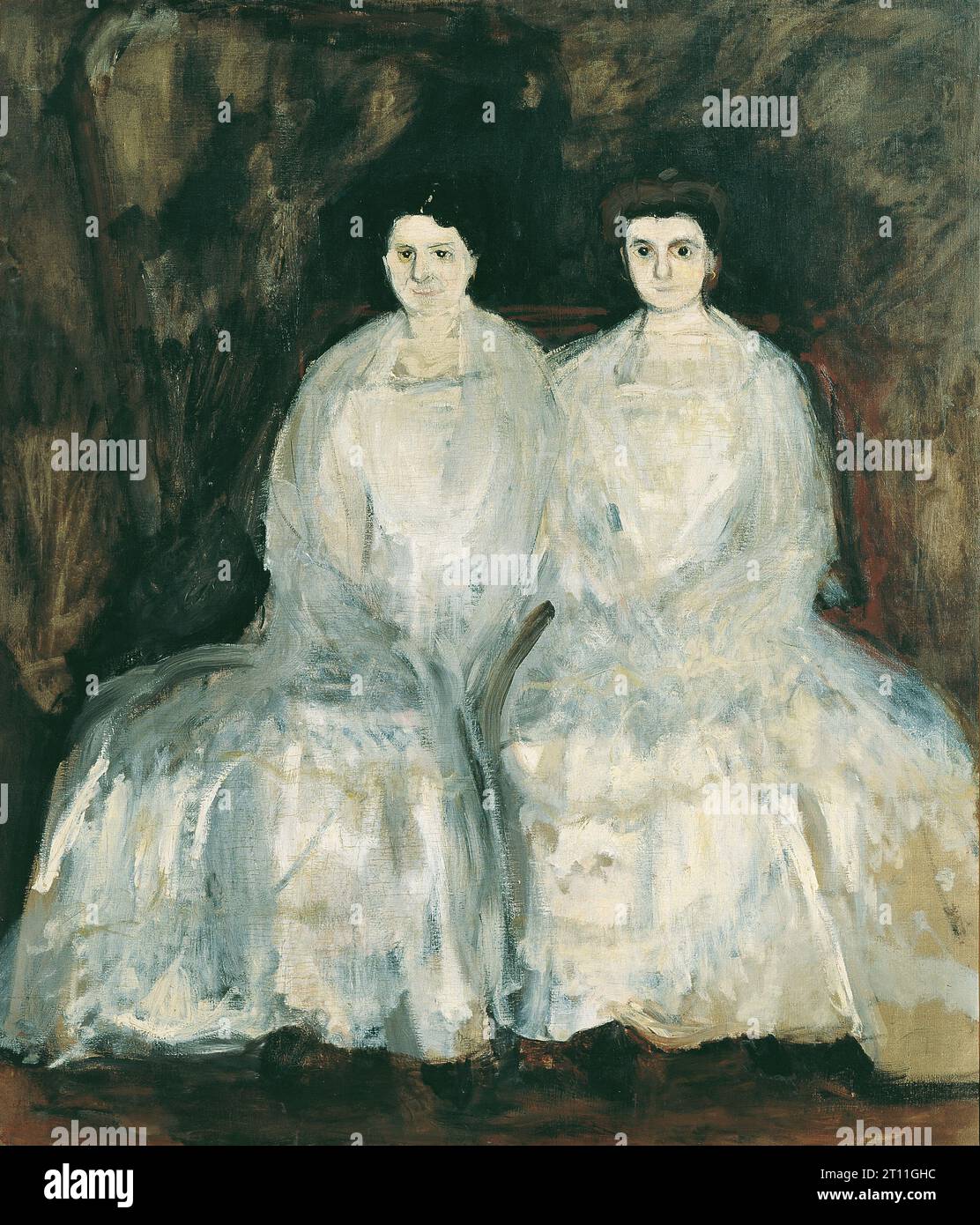 Richard Gerstl - The Sisters Karoline and Pauline Fey - Die Schwestern Karoline und Pauline Fey - 1905 Stock Photo