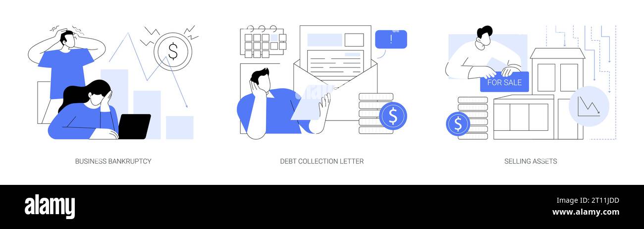Liquidating Cartoon Business liquidation isolated cartoon vector illustrations se Stock ...