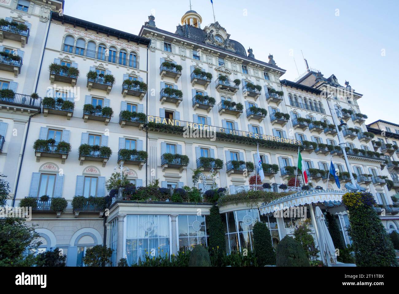 Grand Hotel des Iles Borromées, Stresa, Italy, Europe Stock Photo