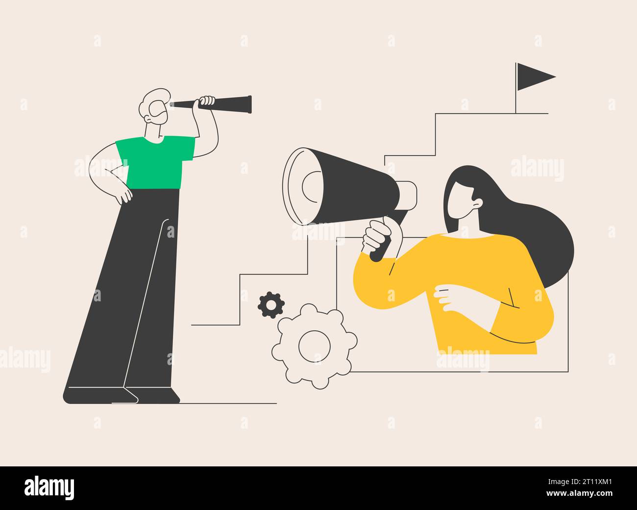 Career advice abstract concept vector illustration Stock Vector Image ...