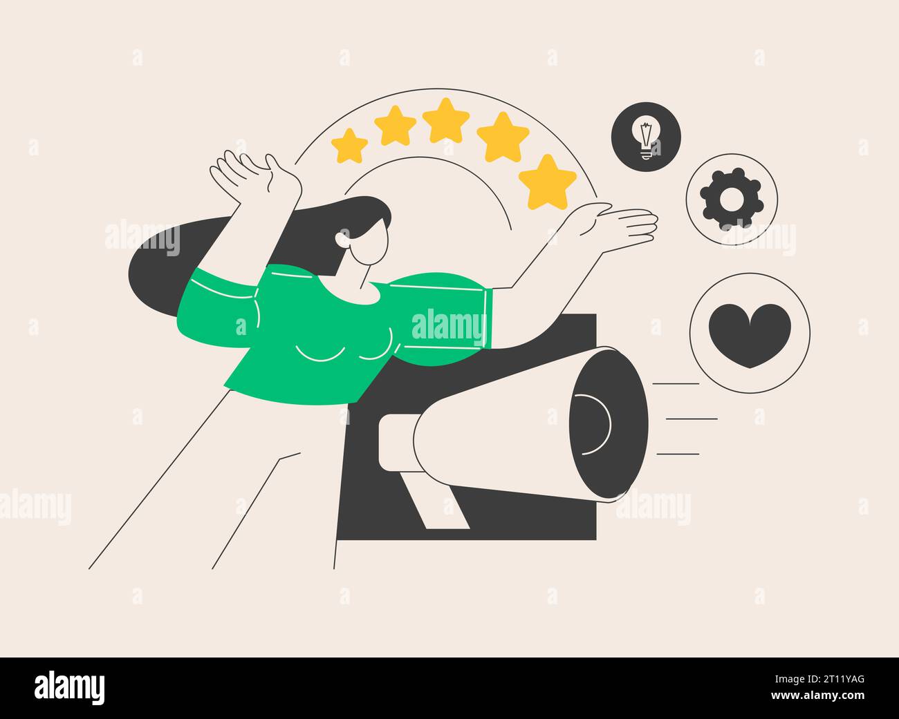 Brand persona abstract concept vector illustration Stock Vector Image ...